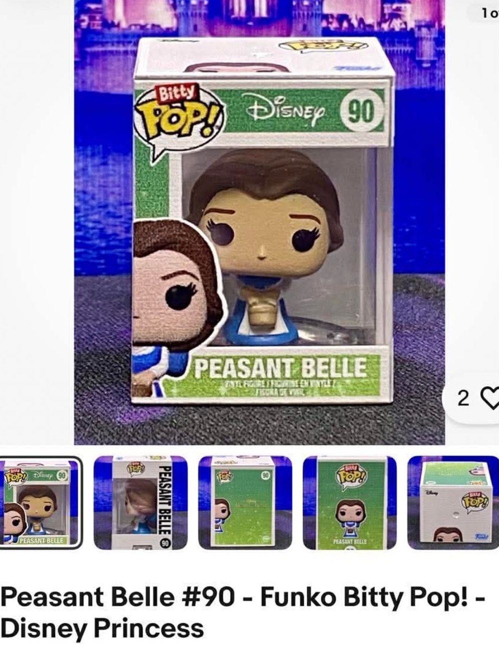 Funko mini Bitty Pop! Peasant Belle - Blue, Brown, Green